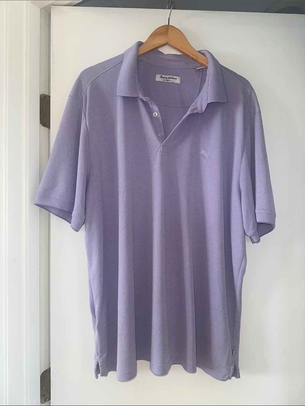 Tommy Bahama Lavender Short Sleeve Polo